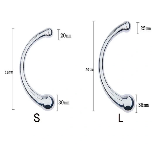 Steel Anal Elegant Stainless Ended Hook Double 5858 0826